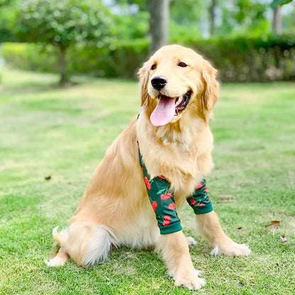 犬用肘プロテクター 肘ブレースパッド 中型犬・大型犬用 犬用膝パッド 衣類関節保護カバー 耐摩耗性 ペット用品