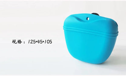 Dog Training Bag Silicone Snack Bags Outdoor Pet Waist Bags Portable Food Waist Bag Portable Treat Bait Feed Puppy Pet Supplies