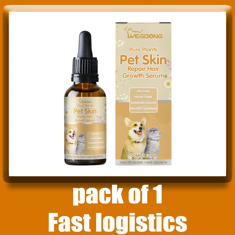 Pet Moss Essence Anti-Itch Anti-flea Mites Ticks Spray For Cat And Dog Skin Problems Pet Healthy Care