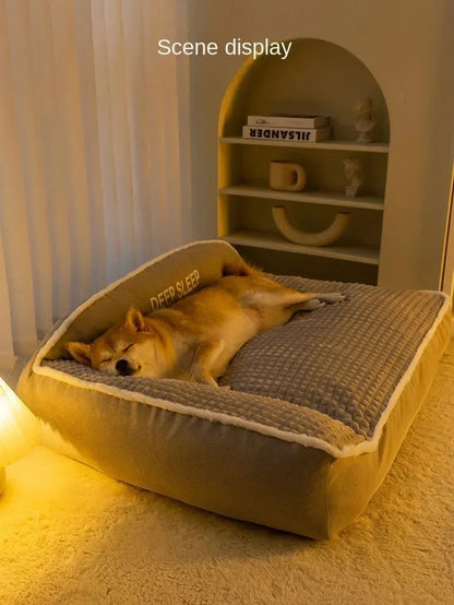 Pet Bed for Dog Winter Bedding Dogs Halloween Cats Christmas Sofa Warm Small Baskets Puppy Medium Large Pets Accessories Blanket