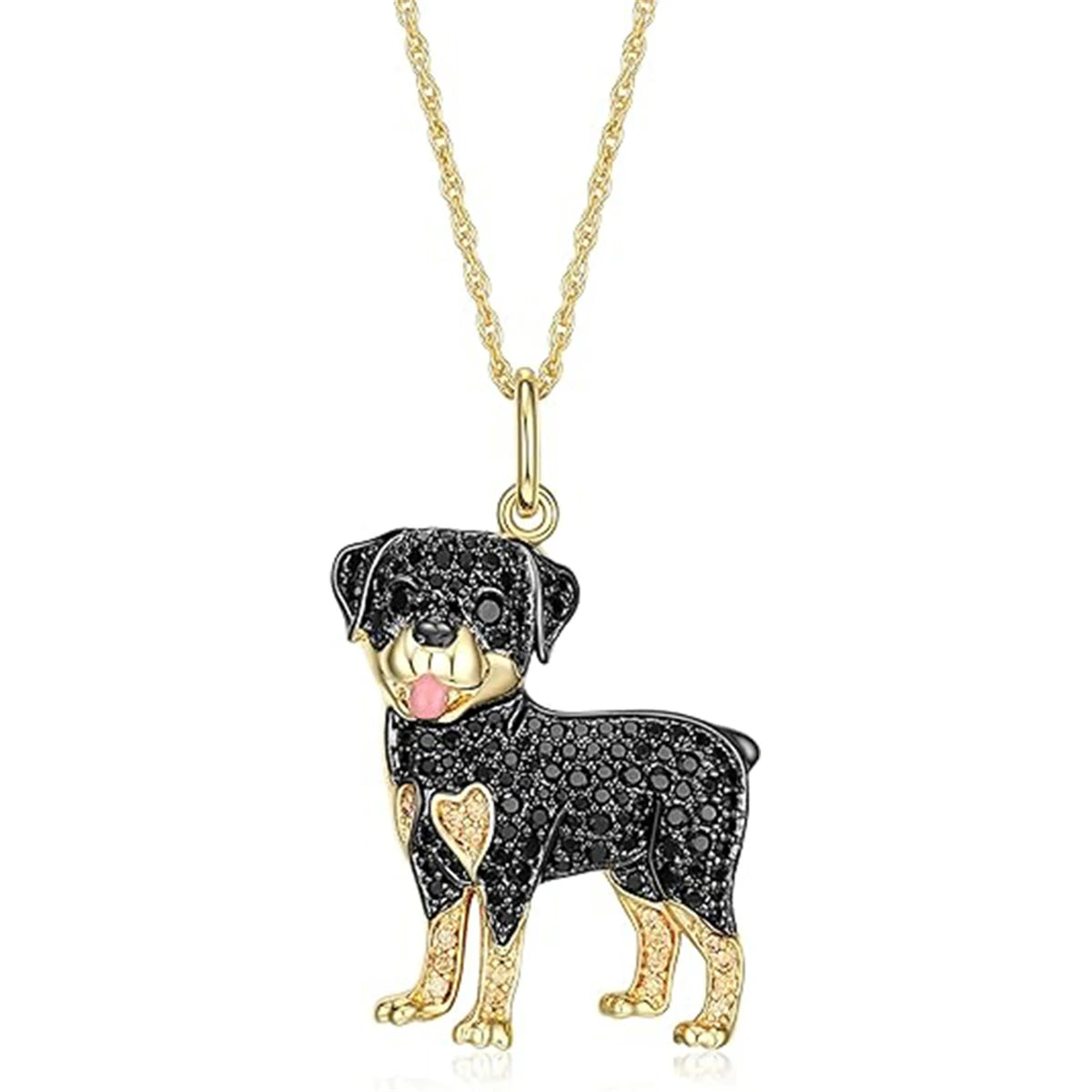 Exquisite and Cute Schnauzer Dog Pendant Necklace for Women Elegant Pet Puppy Jewelry Animal Accessories