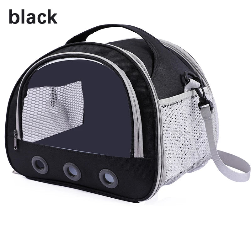 Portable Cat Dog Bird Rabbit Carrier Bag Pet Travel Bags Breathable Mesh Outdoor Tent Carrier Outgoing Pets Handbag