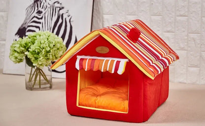 Soft Indoor Pet Tent House for Small to Medium Dogs & Cats