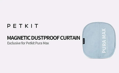 Original PETKIT Magnetic Dustproof Curtain Exclusive PURA MAX Self-Cleaning Litter Box Cat Toilet Accessories Gatos Productos