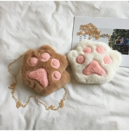 Japanese Style Kawaii Bag Women Cartoon Plush Shoulder Bag for Women 2022 New Crossbody Bag Small Phone&Purse Bag Bolsa Feminina