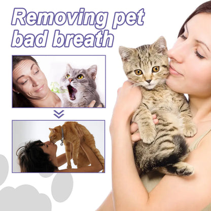 Pet Oral Gel for Dogs & Cats – Fresh Breath & Tartar Control