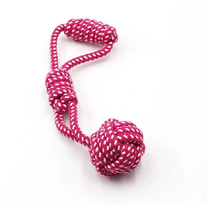Dog Toy Teeth Chew Carrot Knot Rope Ball Braided Cotton Rope Interactive Toys Training Durable Bite Resistant Puppy Pet Supplies
