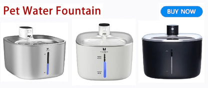 Intelligent Stainless Steel Cat Water Fountain Automatic Drinker For Cats Feeder Pet Water Dispenser Drinking Fountain For Cats
