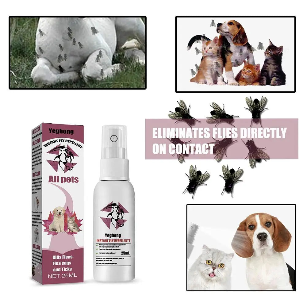 Pet Fur Spray Fleas Tick And Mosquitoes Spray For Dogs Cats And Home Fleas Treatments For Dogs And Home Fleas Killers Sooth O8C1