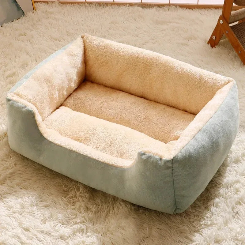 Bed Cats Square Cat's house Cat Sofa Soft Removable for Cat and Small Animals House for Cats Pet Beds Furniture Cat Accessories