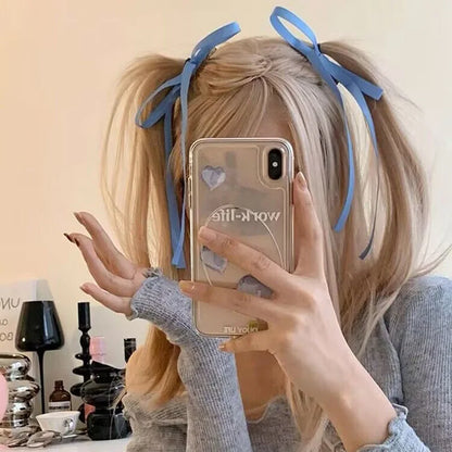 Vintage Large Velvet Bow Hair Clip Trend Long Ribbon Hairpins Barrettes Headband For Women Girl Hair Accessories Wedding Jewelry