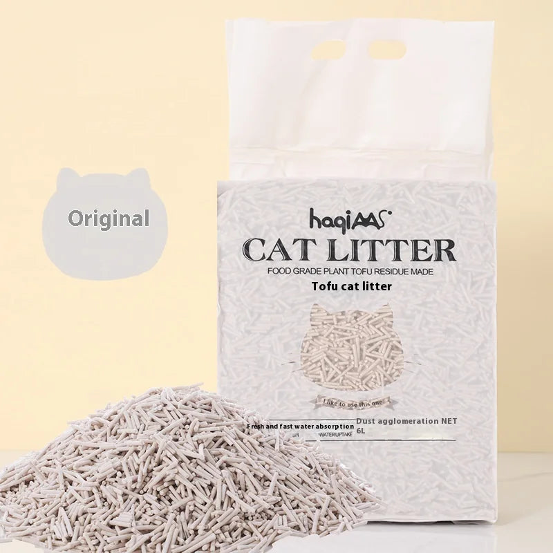 Original Tofu Cat Litter 6L Green Tea Mixed Plant Cat Litter Pet