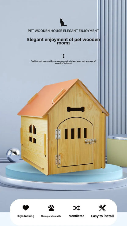 Pet House Large Space All-season Universal Removable Easy To Install Ventilation and Breathable Strong and Durable Pet Villa