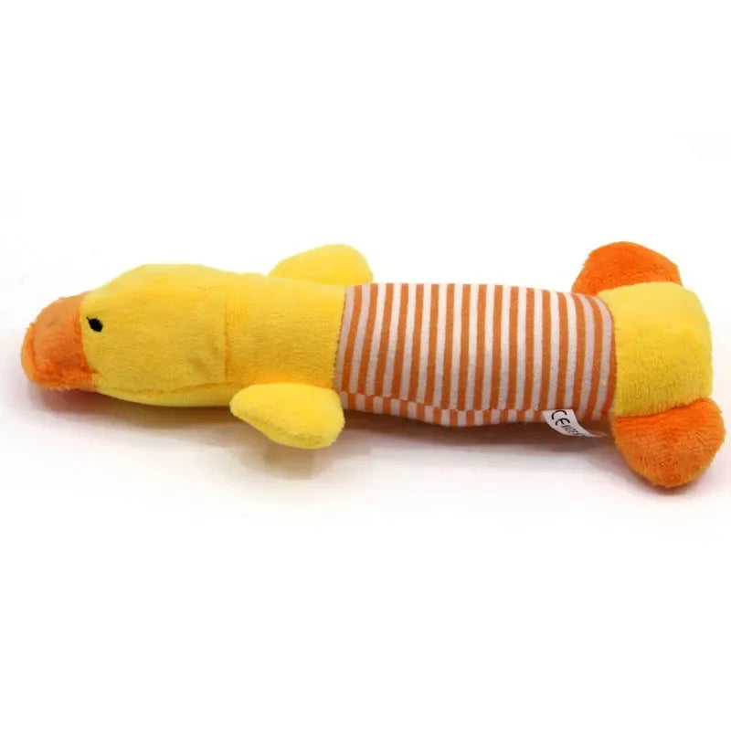 Indestructible Sound Squeaky Toys Animals Shape Pet Soft Plush Chew Molar Training Toy Puppy Bite Teeth Toys for Large Dogs