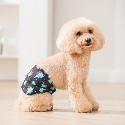 Petshomesupplies (3pcs per pack) CuteBone Reusable Dog Diapers Washable Dog Belly Bands for Male Dogs Wraps Doggie Diapers