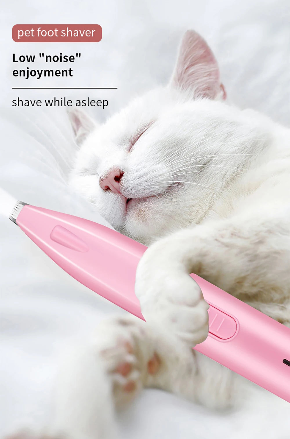 Dog Hair Trimmer Electric Dog Cutter Professional Pet Foot Hair Trimmer Cat Grooming Hairdresser Scissors Butt Ear Pedicator