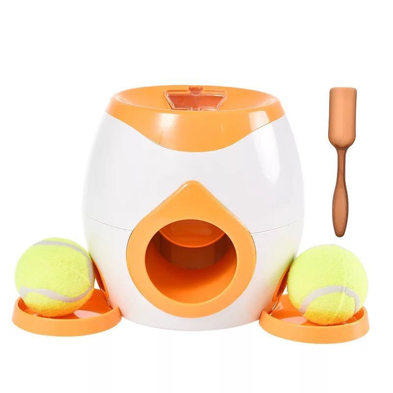 3-in-1  Smart Pet Feeder Tennis Ball Missing Device Throwing Reward Machine