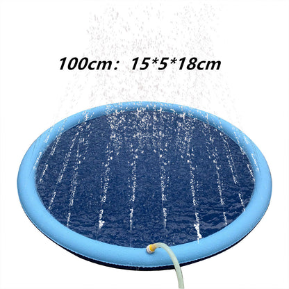 Dog Play Mat - Summer Outdoor Pool Backyard Fountain