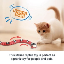 スマートセンサーインタラクティブ猫のおもちゃ自動電子スネーク猫のティーザープレイUSB充電式子猫のおもちゃ猫犬ペット用