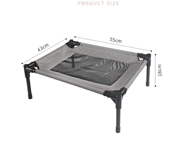Oxford Cloth Dog Trampoline Bed – Washable & Breathable