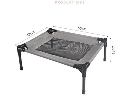 Oxford Cloth Dog Trampoline Bed – Washable & Breathable