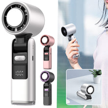 Turbos Chilled Ice Sensation 冷風扇 超迷你 Turbos 高速風扇 USB 供電 數位顯示 適用於戶外露營旅行