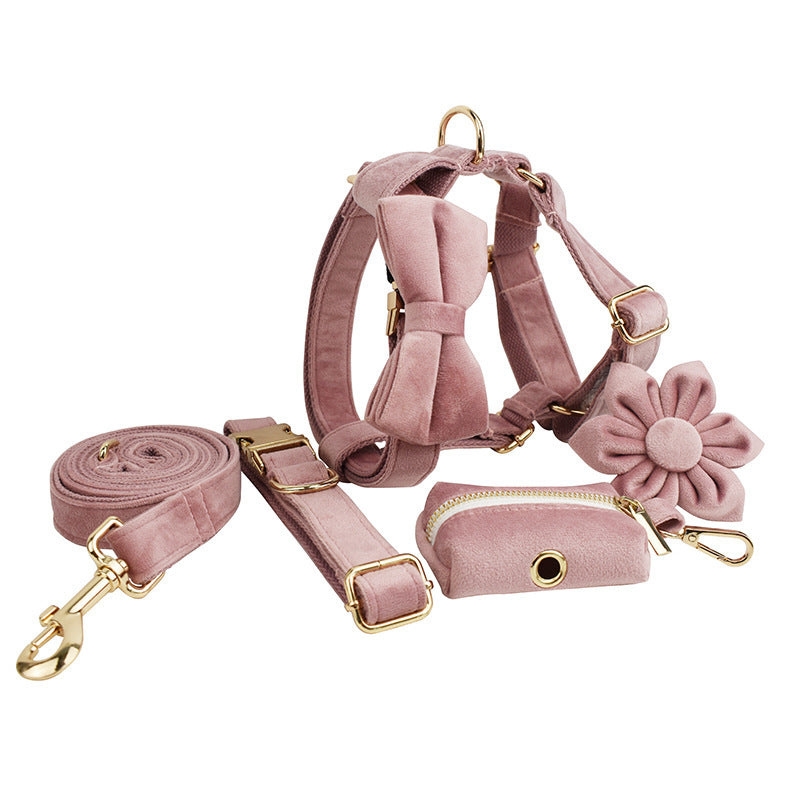 Light Purple Dog Collar Pet Rope