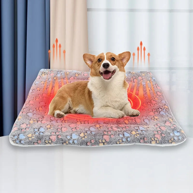 ペット犬用ベッドマット クレートパッド ソフトペットベッド 洗えるクレートマット 大型・中型・小型犬用 リバーシブルフリース犬用クレートケンネルマット 猫用ベッドライナー 超ソフト ふわふわ プレミアムフリース ペットブランケット