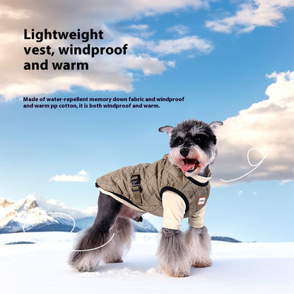Winter Dog Clothes Warm Two-piece Suit