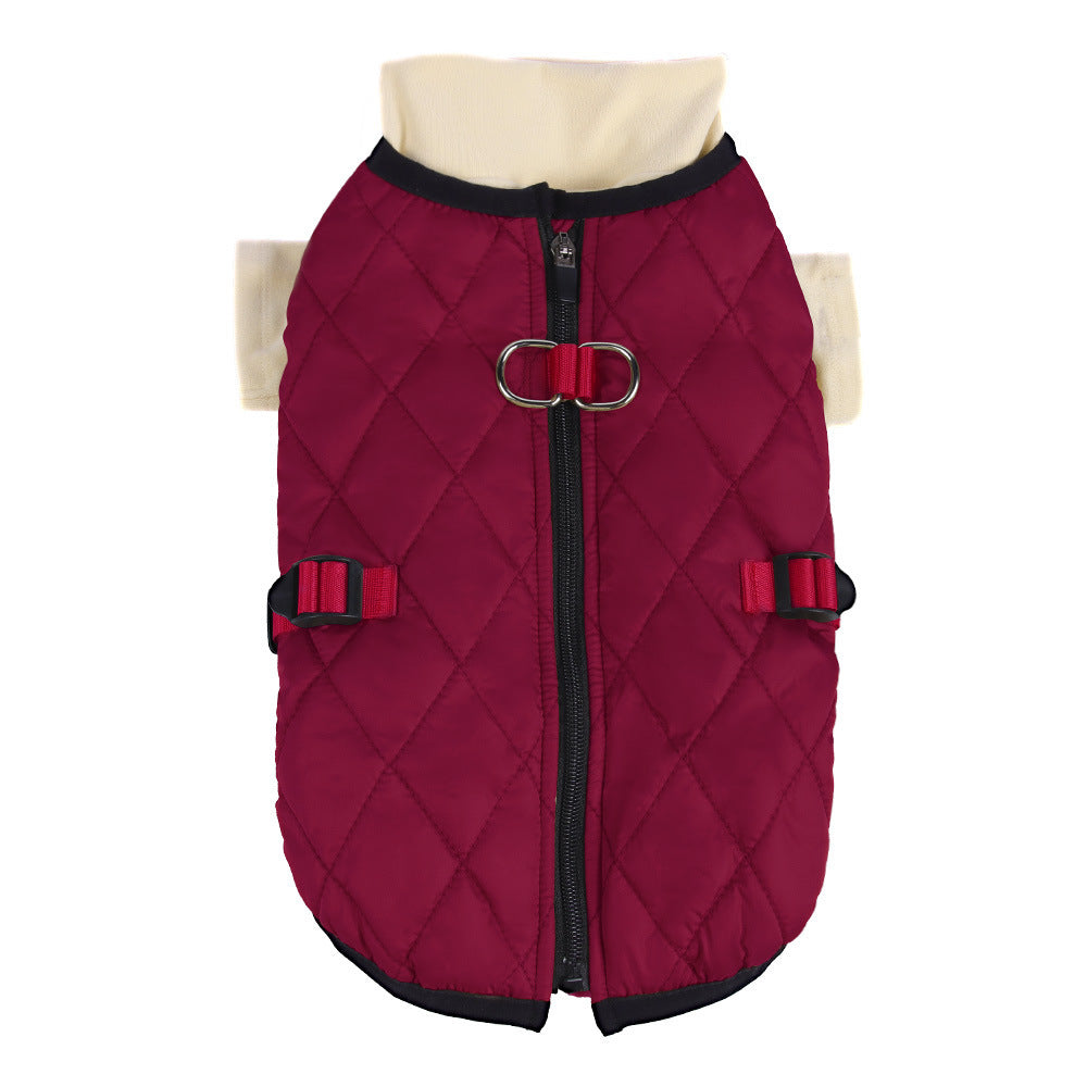 Winter Dog Clothes Warm Two-piece Suit